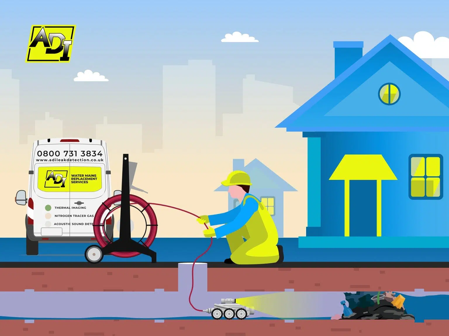 Drainage CCTV Surveys & Investigations Dorking